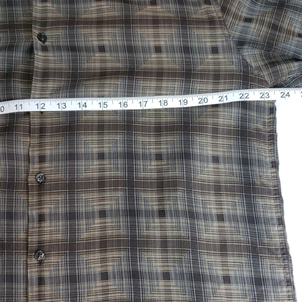 Perry Ellis Patterned Button Down - image 5